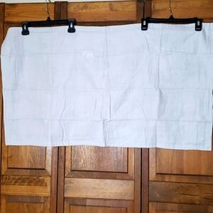 Crate&Barrel NWOT Organic Double Weave Gray King Size Sham